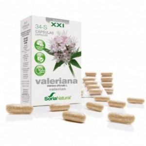 Valeriana 34-S 690 mg 30 Cápsulas Soria Natural