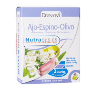 Ajo Espino Olivo 500Mg 60 Perlas Nutrabasicos...