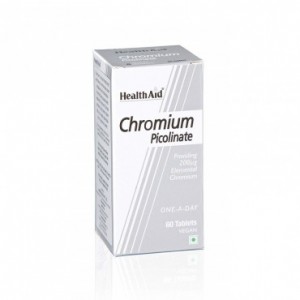 Chromium Picolinato 1800 ug 60 tab. Health Aid