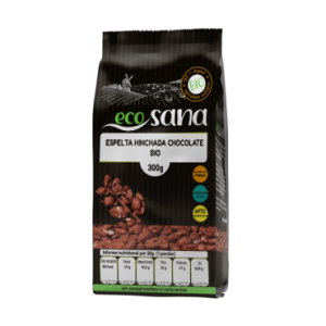 Espelta Hinchada con Chocolate BIO 300 gr Ecosana