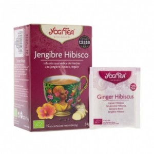 Infusion Jengibre Hibisco 17 Filtros Yogi Tea